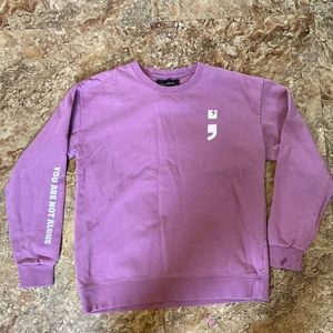 Seek Discomfort Mens Medium Purple Crewneck - Worn only a couple times